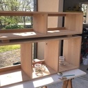 Meuble tv/vinyle en chêne