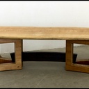 Banc en frêne olivier