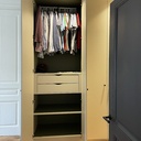 Dressing en mélaminé Vert Pâle et Vert Olive