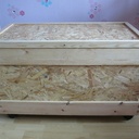 Coffre OSB et queues d'aronde