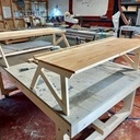 Présentoirs à légumes.