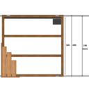 Terrasse pour SPA gonflable, avec couvercle motorisé.