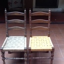 Rénovation de vieille chaise