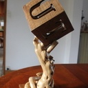 Trophée pour un salon des littératures de l'imaginaire