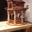 Mangeoire et nichoir a oiseaux