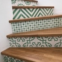 Escalier habillage bois & carrelage