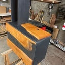 Meuble en valchromat et merisier