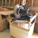 Création d'un meuble pour scie à onglet radiale sur plateau coulissant