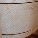 détail du tiroir en ogive