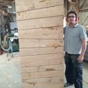 Porte avec lame queue de billard