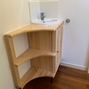 Habillage d'un lavabo