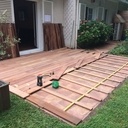 Réfection d'une terrasse