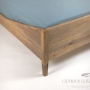 Lit Moderne, Post-moderne en noyer massif