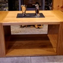 Table basse en chêne massif
