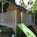 Création d'une cabane sur pilotis