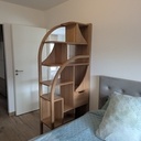 Meuble claustra et courbes