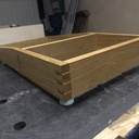 Petite étagère avec bloc couteaux