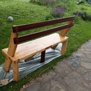 Banc extérieur en bois de palette