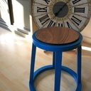 Tabouret assise reversible