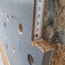 1 cm par degré : 1 mm => 0.1°