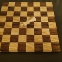 Echiquier en Noyer et Frêne