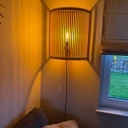 Lampe déco en chêne - cintrage