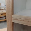 Etagère mela avec alèses frêne