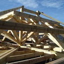 Charpente villa 4 pans