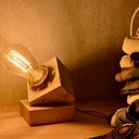 Lampe à poser Cubes palettes