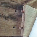 Etagère châtaigner de récupération