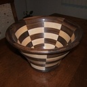 Bols en segments tourné pour fruits