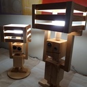 Robot caisse à lumière...