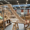 Escalier à noyaux (sans cassure)