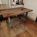 Table à manger plateau noyer