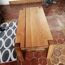 Table basse en chêne