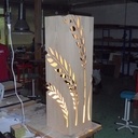 Lampes et lambris déco