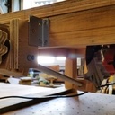 Mécanique de réglage de hauteur de lame de scie sur table DIY