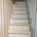 Un escalier-bureau pour mezzanine