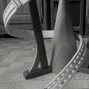 Lampe s'enroulant autour d'un cône