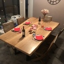 Table à manger en chêne massif