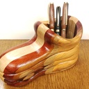 Le godillot , pot à crayons