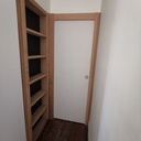 Porte bibliothèque dérobée et porte coulissante - charnière simonswerk tectus