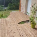Terrasse bois différents niveaux et méthodes de supports