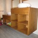 Les meubles de la salle de bain