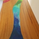 Console en Orme et Crayolat