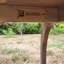 Table basse en noyer