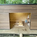 Abri de jardin, bardage en Ayous