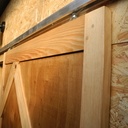 La porte coulissante du bureau