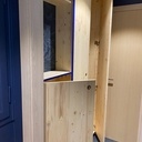 Un placard d'entrée en 3 plis Epicéa