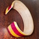 Bracelet marqueterie de paille